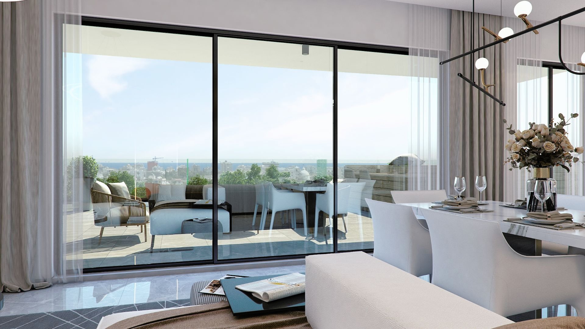 3 Bedroom  penthouse in Oroklini, Larnaca