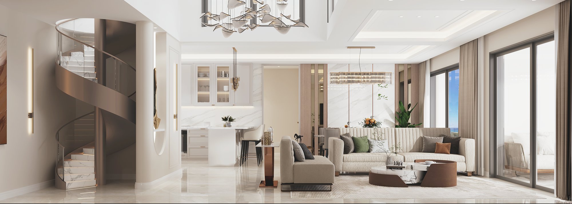 4 Bedroom penthouse in Tombs Of the Kings, Paphos