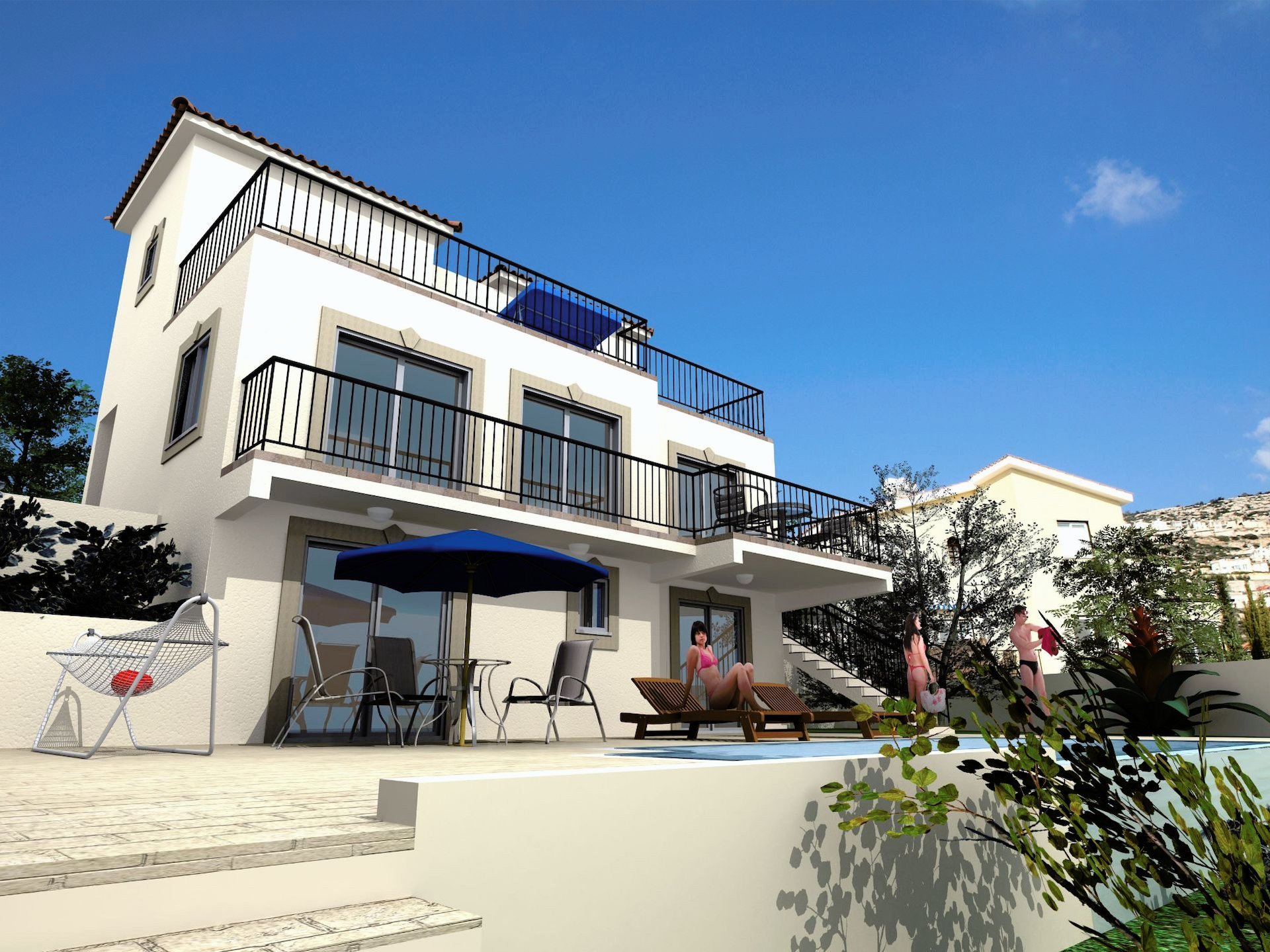 4 Bedroom  town house in Pegeia, Paphos