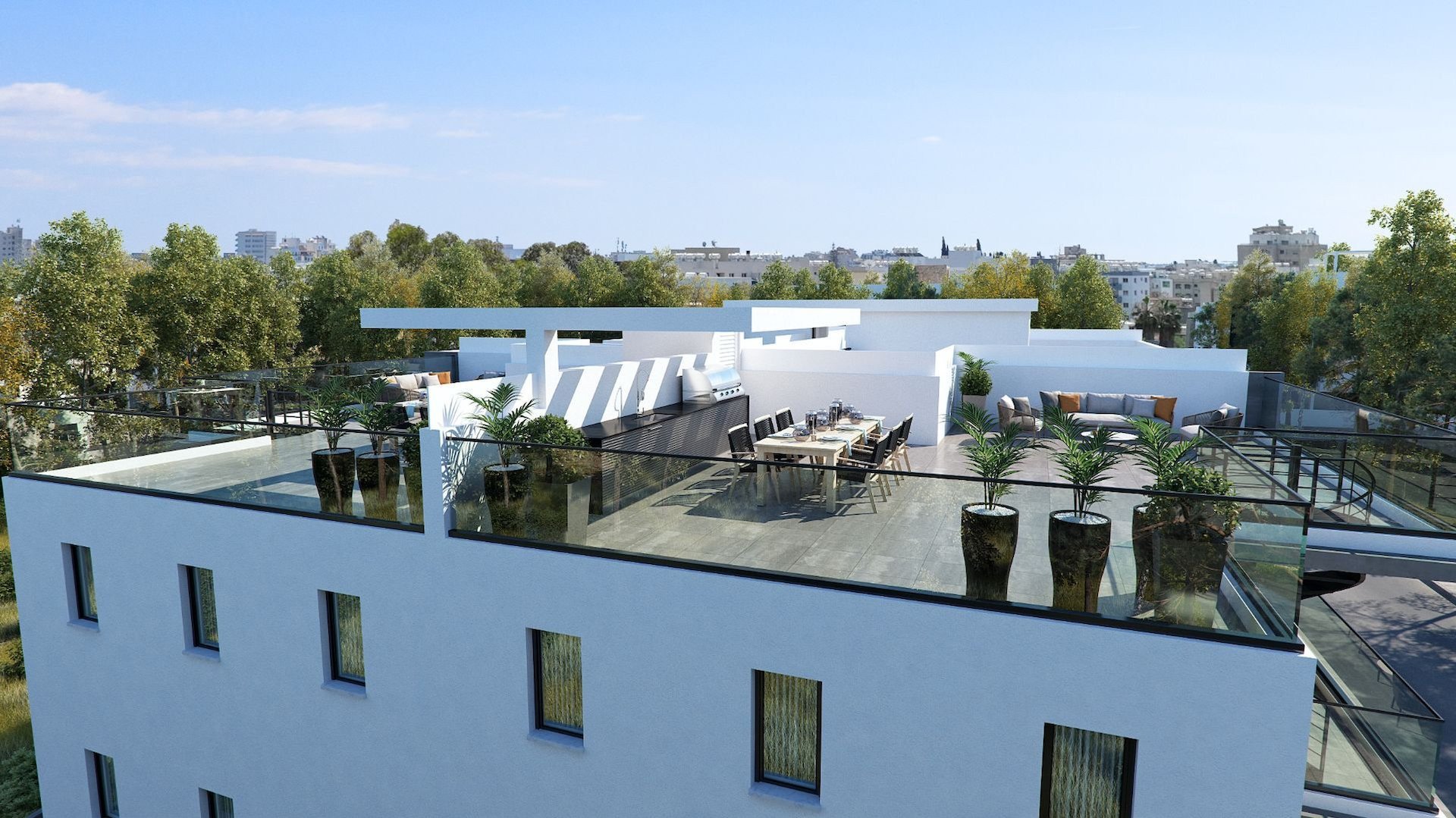 2 Bedroom  penthouse in Oroklini, Larnaca