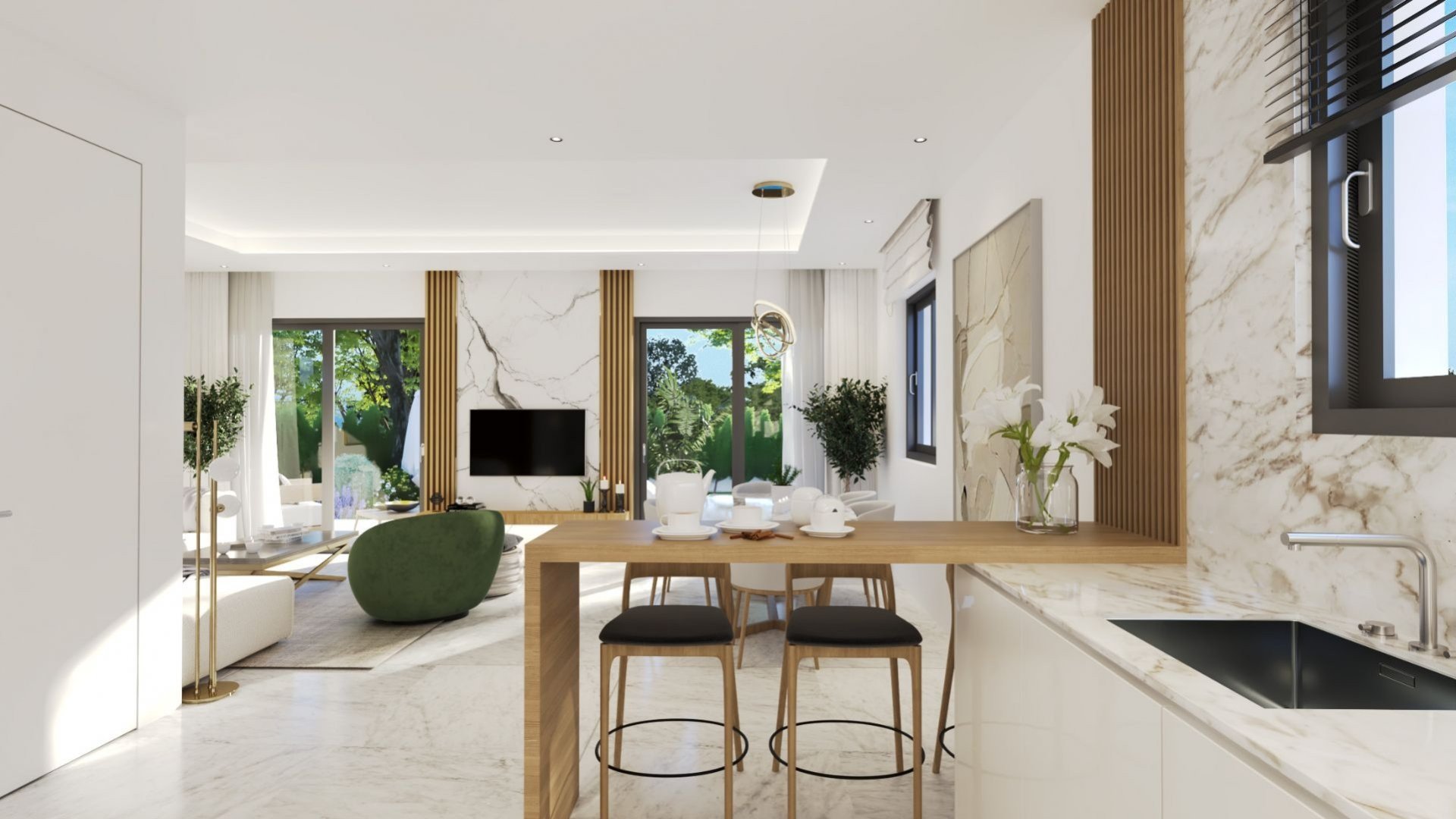 3 Bedroom  town house in Pernera, Famagusta