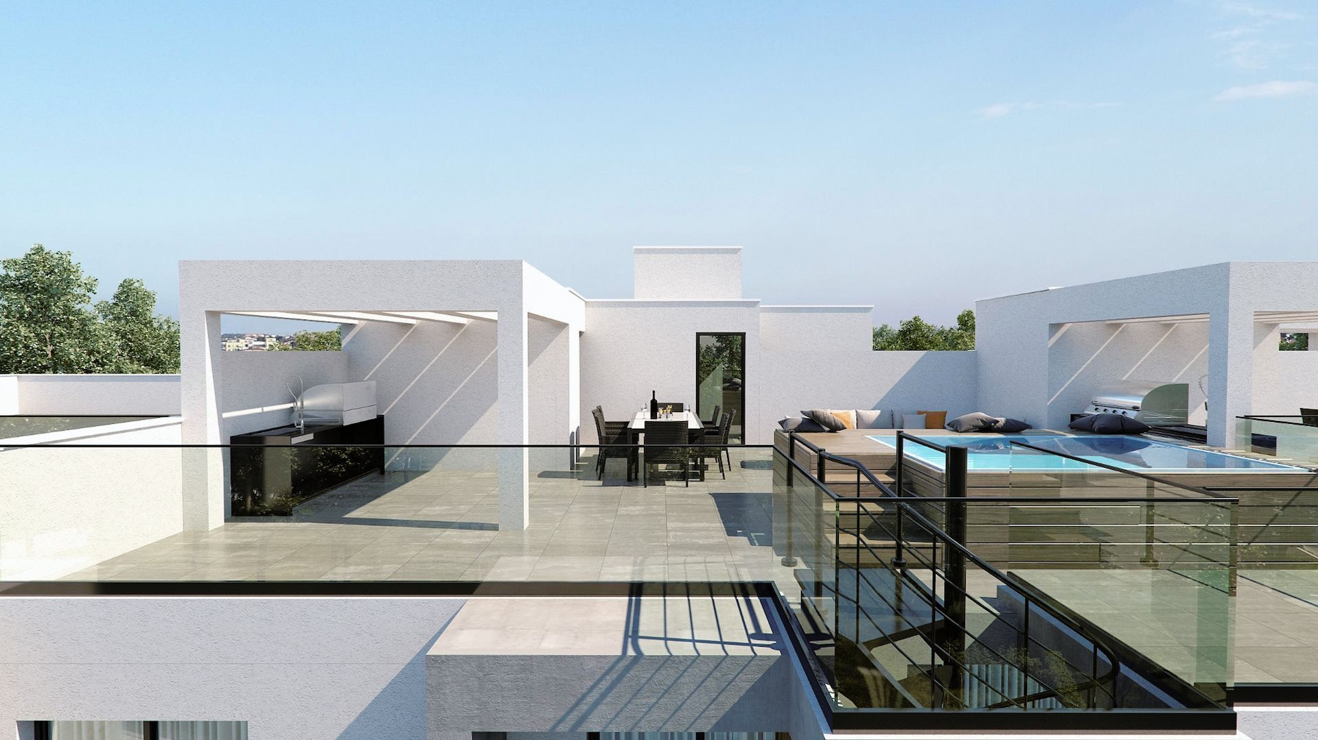 3 Bedroom  penthouse in Oroklini, Larnaca