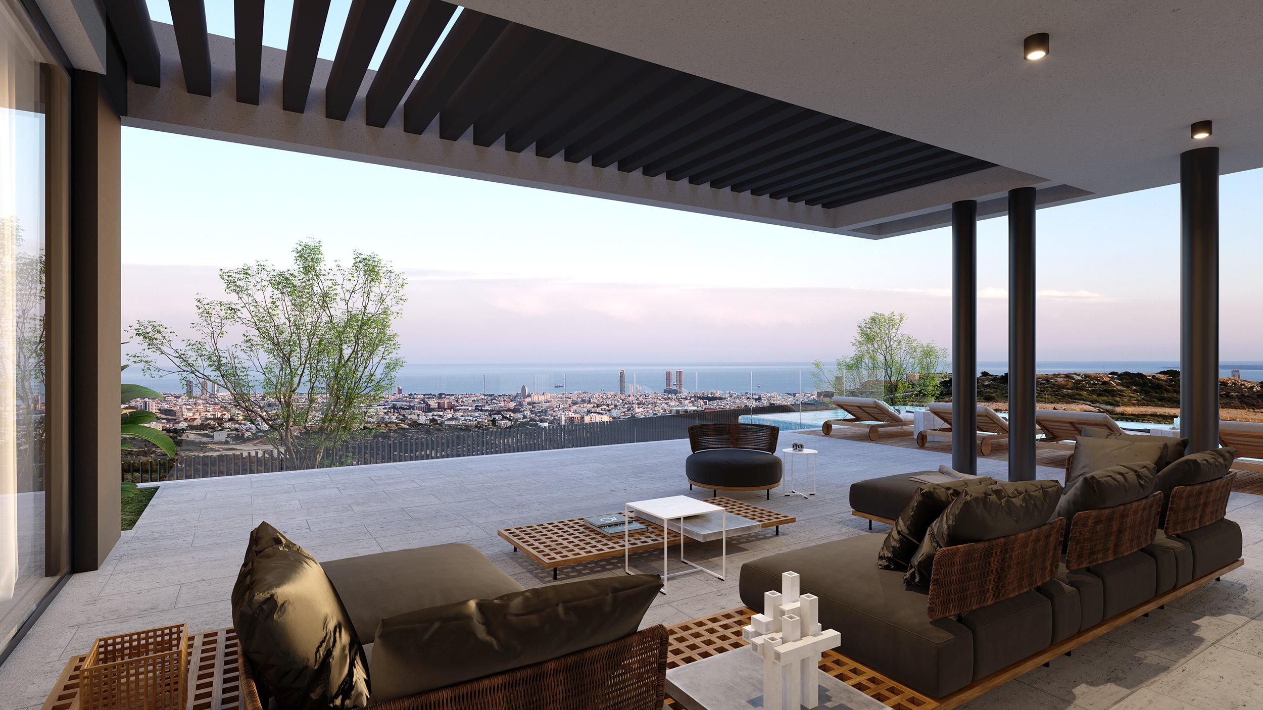 5 Bedroom town house in Mesa Geitonia, Limassol