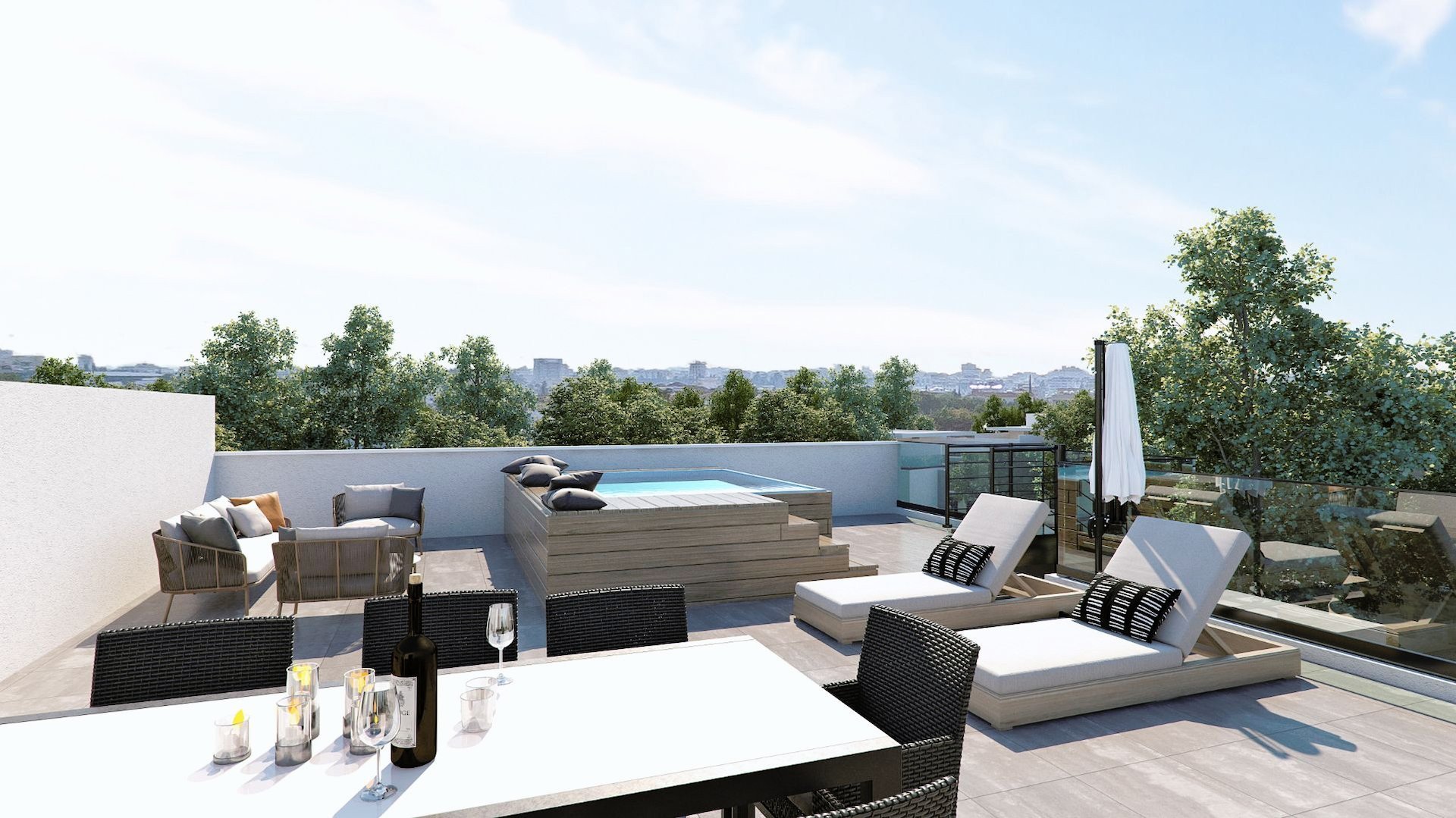 3 Bedroom  penthouse in Oroklini, Larnaca