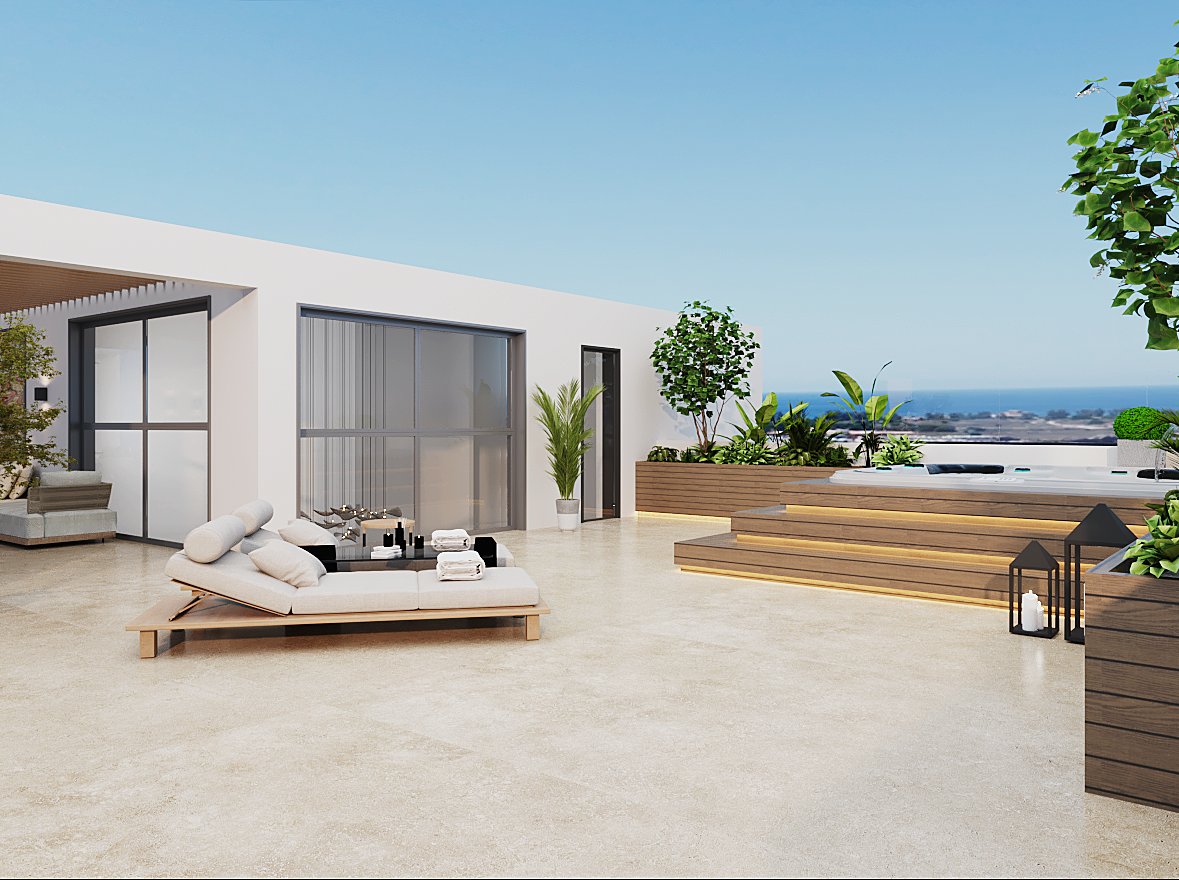 4 Bedroom penthouse in Tombs Of the Kings, Paphos