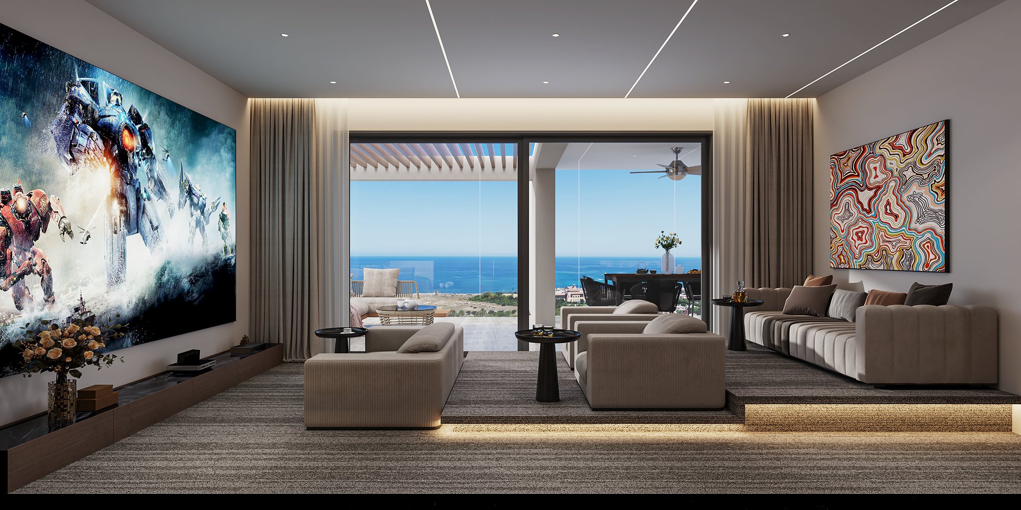 4 Bedroom penthouse in Tombs Of the Kings, Paphos