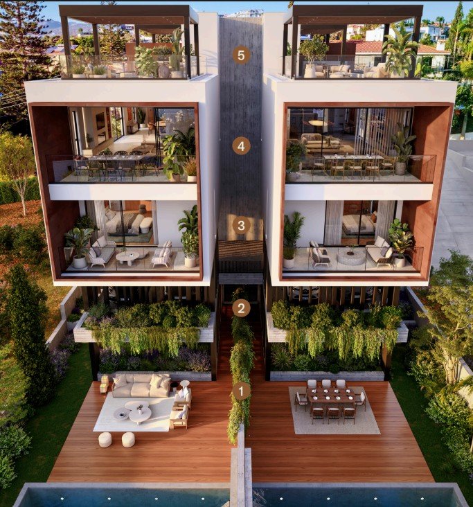 4 Bedroom town house in Germasogeia, Limassol